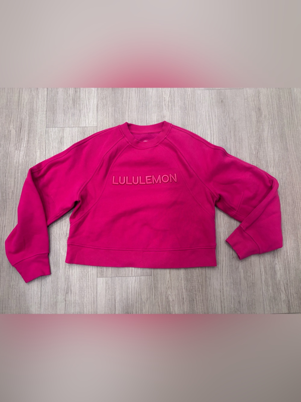 Lululemon Pink Crewneck Sweatshirt